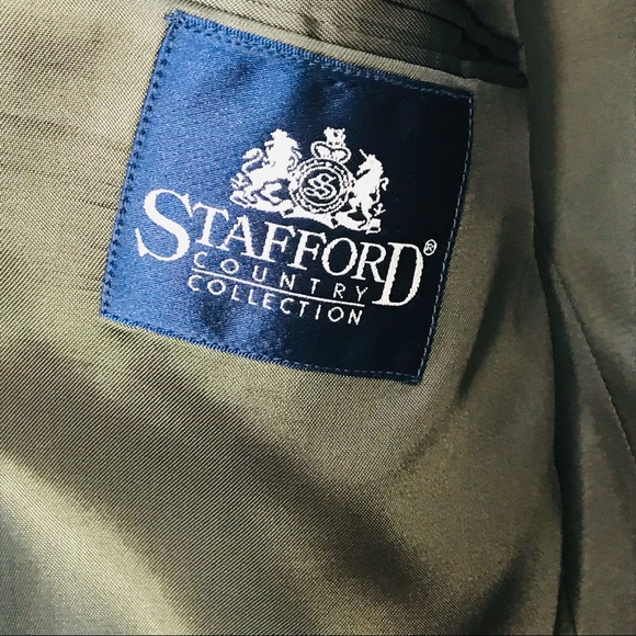 Stafford Country Collection Sport Coat Lambswool & Wool blend Size 44 L - Picture 8 of 11